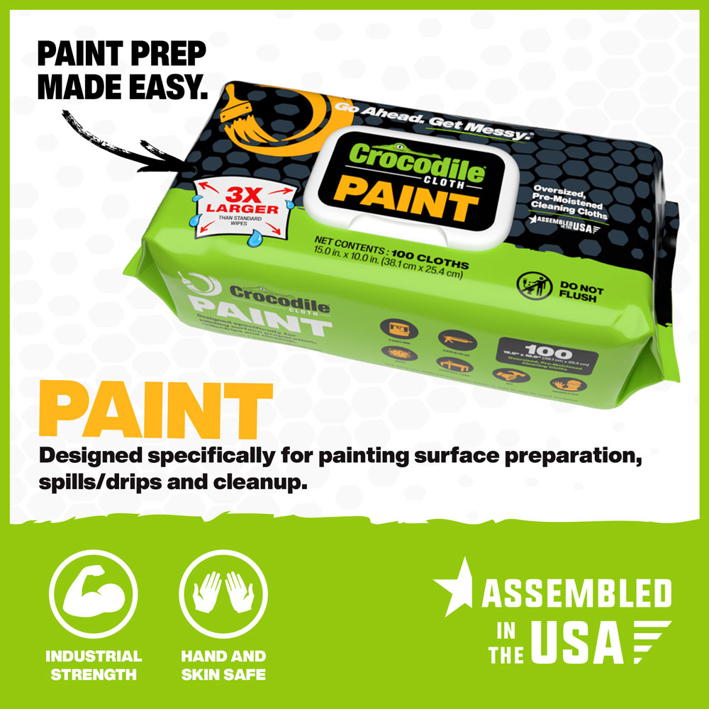 Crocodile Cloth Paint : Paint Prep Made Easy