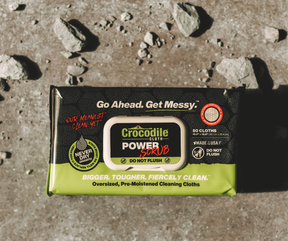 Crocodile Cloth PowerScrub 80ct.