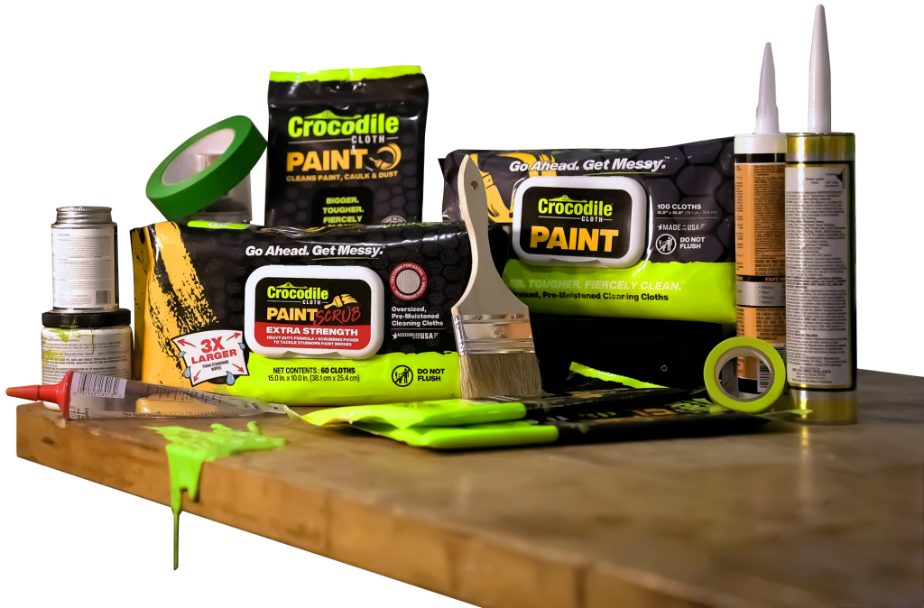 Crocodile Paint and PaintSCRUB